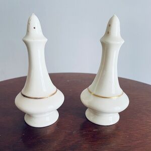 Lenox Regency Salt and Pepper Shakers, Vintage Lenox China, Lenox Serveware